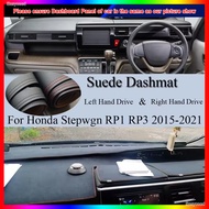 For Honda Stepwgn RP1 RP3 SPADA DBA-RP 2015-2021 2022 Suede Leather Dashmat Dash Mat Cover Dashboard