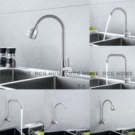 In Stock Metro Manila RCG SUS304 Stainless Steel Kitchen Faucet Wall Counter Mount SUS304 Sink Tap