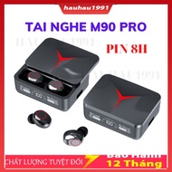 Tai nghe không dây M90 Pro bluetooth 5.3 âm bass cực to chống ồn chống nước kết nối ổn định