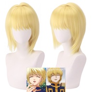 NEW Anime Manga Hunter x Hunter Kurapika Cosplay Costume Wig Fingers Rings Chain Earrings Anime Unif