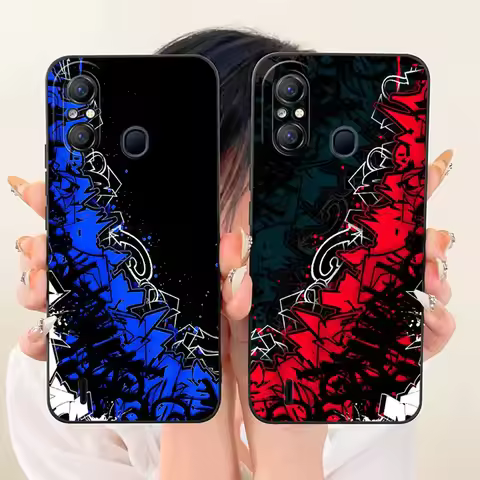 For Itel A49 A58 Pro A661L Stylish Pattern Phone Case For ItelA49 ItelA58 Camera Protective Soft Sil