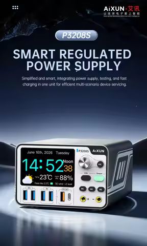 Aixun P3208S Professional Edition Power Supply High Efficient Testing and Fast Charging Device 32V 1