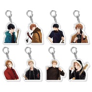 Anime Manga Keychain Given Yaoi BL Given Acrylic Harajuku ji Backpack Bag Decoration Accessory