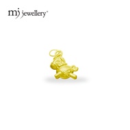MJ Jewellery 3D 999.9/24K Pure Gold Horse Pendant B821