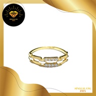 cincin emas 375 emas putih asli terbaru original produk