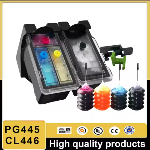 For Canon PG-445 CL-446 445XL 446XL Ink Cartridge PG445 Pixma MiP2840 MG2440 MG2540 MG2540S MG2545S 