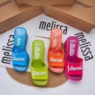 2023 Melissa New Jelly Shoes, High Heels, Thick Soles, One Line Slippers, Fragrant Shoes, Women's Sandals