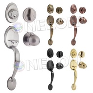 【In stock】NELON Grip Handleset - Knob 1219 (Main Door Lock / Entrance Door Lock / HDB Main Door Lock / Thumbpress Lock Handle) KI4H