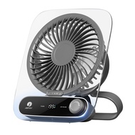 JAMAY พัดลมตั้งโต๊ะ พัดลมไร้สาย 199 ระดับ 3000mAh แบตเตอรี่ประสิทธิภาพสูง พับเก็บได้ แขวนผนัง ถือได้