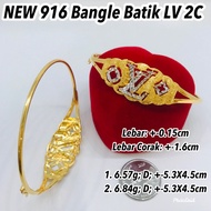 NEW GOLD 916 Bangle Batik 2C 090524