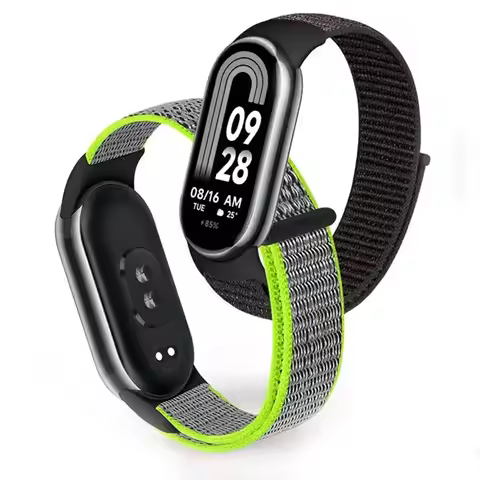 Nylon Loop Sports Strap for Xiaomi Mi Band 9 NFC SmartWatch Wristband Replacement Correa Mi band 9-8