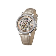 Arbutus Ladies Skeleton AR1906SFW Automatic Watch