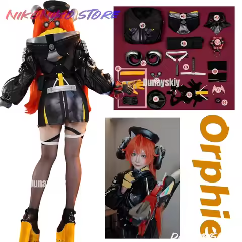 ‌‌‌‌‌‌Game Zenless Zone Zero Orphie Cosplay Costume Uniform Halloween Carnival Party Christmas Play 