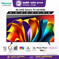 HISENSE 43 50 55 58 65 70 75 85 inch 4K UHD Smart TV A6100N A6100K Series DTS Virtual X 43A6100N 50A