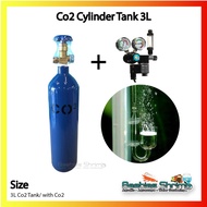 CO2 Cylinder / CO2 Tank 3L - Included CO2 Gas Suitable for Aquarium Plant Tank