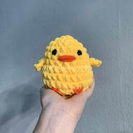 Plushie Duck handmade plushie - amigurumi - crochet - Knit Doll