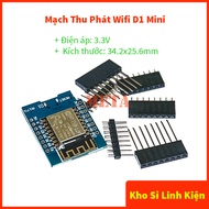 Wemos D1 mini ESP8266 WiFi Transceiver Circuit (NodeMCU Mini D1) - with Jump plug included