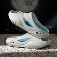 Xtep รองเท้าแตะผู้ชายฤดูร้อนกลางแจ้งสวมใส่ Anti-SLIP รองเท้าแตะระงับกลิ่นกายกีฬา Shock Absorption Be