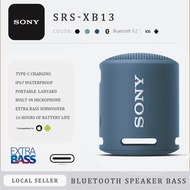 【Support Warranty】Sony SRS-XB13 Portable Bluetooth Speaker Bass Wireless Music Box IP67 Waterproof Speaker Microphone with Speaker PC for IOS/Android Original Sony XB13 Speaker