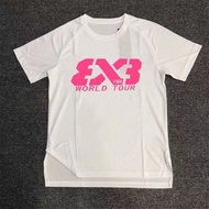 Ylie Short-Sleeved Quick-Drying Top Men 3x3 Half-Sleeved FIBA Three-To-Three Masters Game Sports T-S