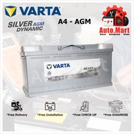Bateri Kereta / Car Battery - Varta Silver Dynamic - AGM - A4 - 105AH