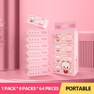 Buutersy Children Students Removable Hand Mouth Wipes  Clean Sanitary Wipes Small Packet Portable Mi