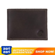 Timberland Men's Leather D97017/73A RFID Blocking Passcase Security Wallet, Dark Brown