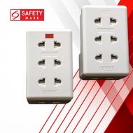 Multi Socket Adaptor (GW747 / GW747N) – 3-Way Plug | UK Fused | Compact Design | Indicator Light (74