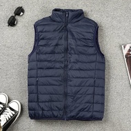 Winter Men Duck Down Vest Coat Ultralight Sleeveless Puffer Vest Jacket ultra thin warm lightweight