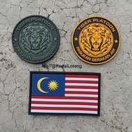 x A00011 Patch PVC Malaysia PGA Full Colour
