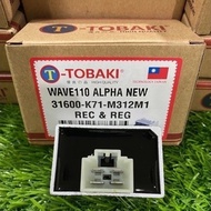 HONDA ALPHA CX110 NEW RECTIFIER REGULATOR ASSY 0 31600-K71-M31 KATAU KATAB RETIFIER REGULATER CX-110