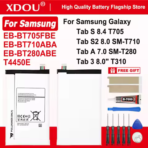EB-BT705FB ET4450E EB-BT710ABA Tablet Battery For Samsung Galaxy Tab S2 8.0 SM-T710 / Tab S 8.4 /Tab