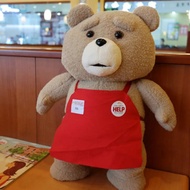 8 Styles Movie Teddy Bear Ted 2 Plush Toys In Apron Soft Stuffed Animals Plush 45Cm A Birthday Prese