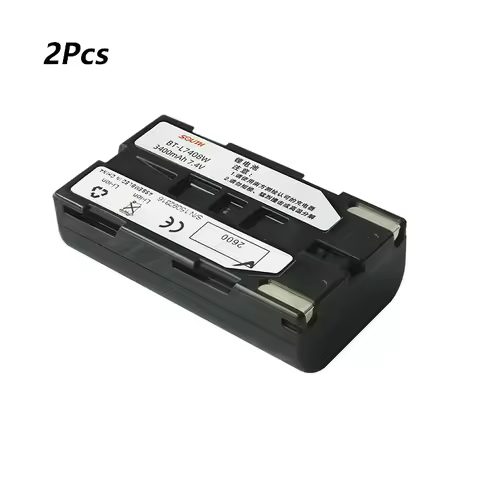 2Pcs 7.4V 3400mAh BT-L7408W Battery for South S82 S82T S82V Series GNSS RTK