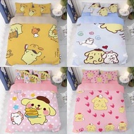 布甸狗 床單套裝 布丁狗 公仔 pompompurin 枕頭袋 床笠 被套 枕頭 床上用品 枕套