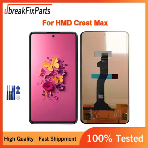 OEM For HMD Crest Max T760 LCD Display Touch Screen Digitizer Assembly Replacement