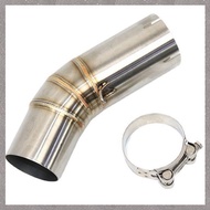 Slip on for 959 Panigale 60mm Motorcycle Exhaust Middle Link Pipe Escape Stainless Steel Muffler