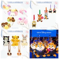 *代購* 東京迪士尼樂園限定 - 波波髮圈 & 吊飾公仔 & Pozy Pen Case骨架公仔Pouch / 筆袋公仔 & 公仔造型單肩包 - Chip N Dale 鋼牙大鼻 / Baymax 醫