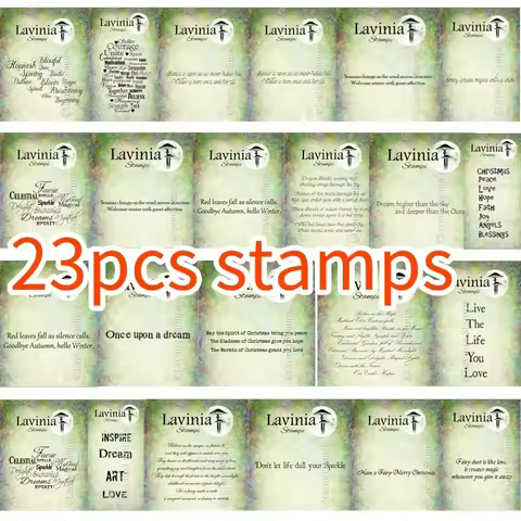 2025 Lavinia collection crown clear silicone stamps for DIY scrapbooking craft supplies stamp photo 