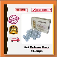 |BEKAM| HOT ITEM Cupping Fire Glass / Set Bekam Kaca 16 cups |ACUPUNTURE|