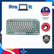 Heatz ZK21 Dual-Mode Wireless Keyboard BT 5.2 + 2.4G Rechargeable for PC Laptop Tablet Phone