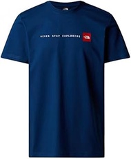NF0A87NSD1R M S/S Never Stop Exploring Tee Men's T-Shirt Estate Blue Size XXL