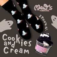 Cookies and Cream Socks, Ice Cream Socks, Cotton Socks, Original Design Socks, Cute Comfy Socks, Gho