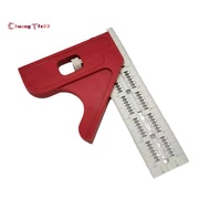 Scalable  Ruler Triangle Angle Ruler Woodworking Measure Tool Adjustable  Ruler Triangle Protractor
