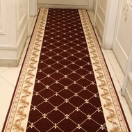 Long Hallway Rug Simple  Corridor Living Room Carpet Staircase Non-Slip Red Rug Hotel Home Mall Entrance Hall Channel Do