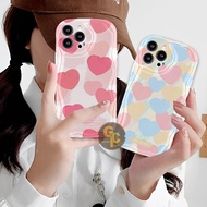 Wave Case for OPPO A5s A12 A7 A3S A5 Cute love motif - Trendy Case - Cool Case - Protector hp - Case
