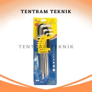 9PCS RUSH BALLPOIN L-WRENCH