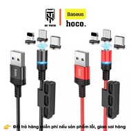 HOCO DU03 3-in-1 fast charging cable with LED light, 2A fast charging, transmits data from USB to Mi
