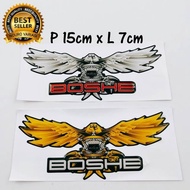 EMBLEM TIMBUL LOGO BOSHE BUAT DI WINSHILD NMAX AEROX PCX NINJA RR