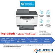 HP LaserJet MFP M236sdw Printer (Print, Scan, Copy, Wireless, ADF, Auto Duplex)